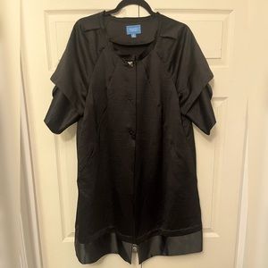 Simply Vera Wang Black Duster Jacket